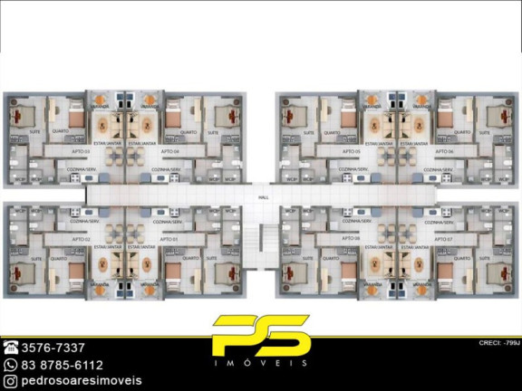 Imagem Apartamento com 2 Quartos à Venda, 53 m² em Camalaú - Cabedelo Imagem Apartamento com 2 Quartos à Venda, 53 m² em Camalaú - Cabedelo