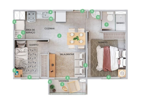 Imagem Imóvel com 2 Quartos à Venda, 35 m² em Vila Liviero - São Paulo