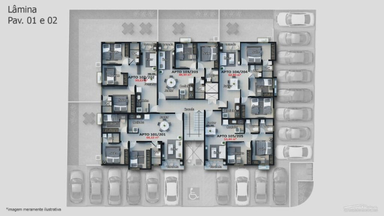 Imagem Apartamento com 3 Quartos à Venda, 59 m² em Bessa - João Pessoa