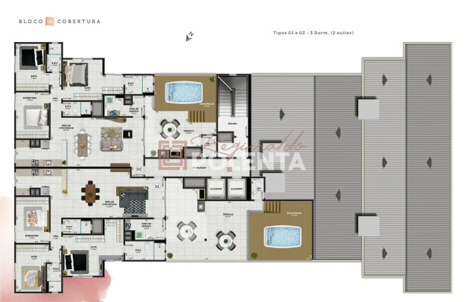 Imagem Apartamento com 3 Quartos à Venda, 75 m² em Santa Catarina - Criciúma