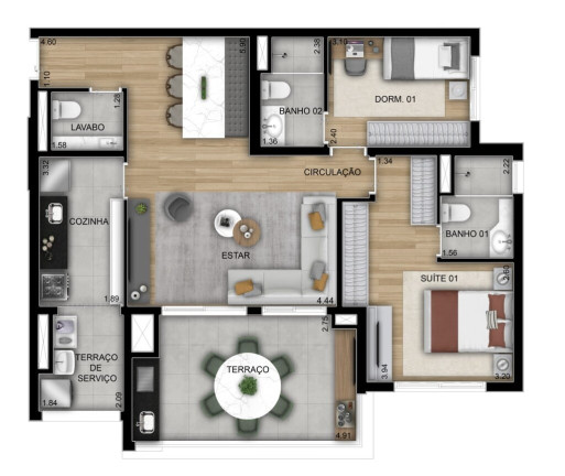 Imagem Apartamento com 3 Quartos à Venda, 283 m² em Vila Guilhermina - São Paulo Imagem Apartamento com 3 Quartos à Venda, 283 m² em Vila Guilhermina - São Paulo