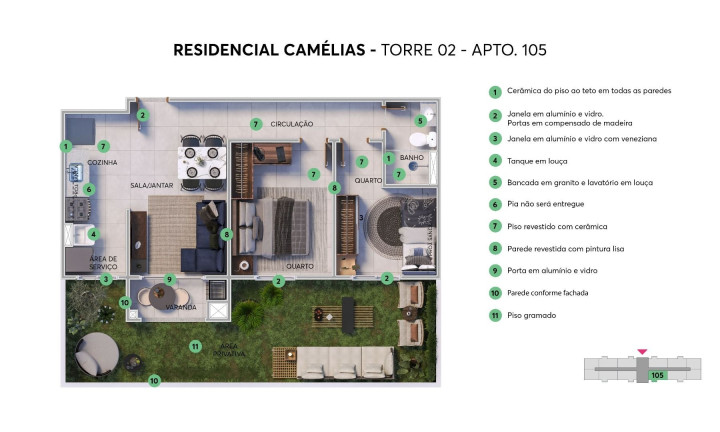 Imagem Apartamento com 2 Quartos à Venda, 36 m² em Pinheirinho - Curitiba Imagem Apartamento com 2 Quartos à Venda, 36 m² em Pinheirinho - Curitiba