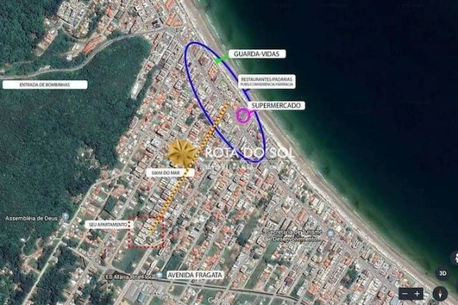 Imagem Apartamento com 2 Quartos à Venda, 93 m² em Bombas - Bombinhas