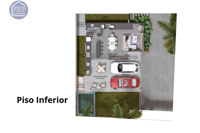 Imagem Casa com 3 Quartos à Venda, 242 m² em Cacupé - Florianópolis