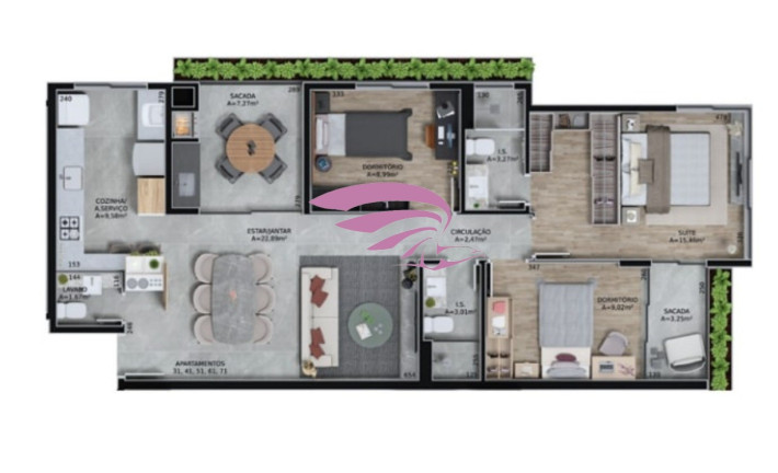 Imagem Imóvel com 3 Quartos à Venda, 99 m² em água Verde - Curitiba Imagem Imóvel com 3 Quartos à Venda, 99 m² em água Verde - Curitiba