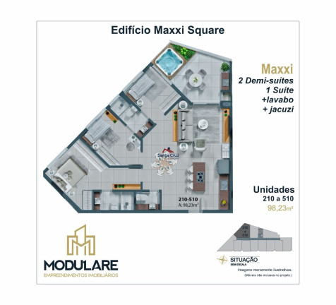 Imagem Apartamento com 3 Quartos à Venda, 113 m² em Jurerê - Florianópolis