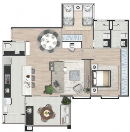 Imagem Imóvel com 3 Quartos à Venda, 91 m² em Swiss Park - Campinas Imagem Imóvel com 3 Quartos à Venda, 91 m² em Swiss Park - Campinas