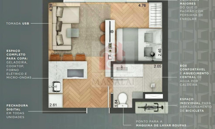 Imagem Apartamento com 1 Quarto à Venda, 28 m² em Farroupilha - Porto Alegre Imagem Apartamento com 1 Quarto à Venda, 28 m² em Farroupilha - Porto Alegre