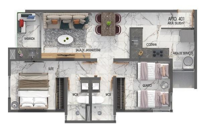 Imagem Apartamento com 3 Quartos à Venda, 71 m² em Jardim Oceania - João Pessoa Imagem Apartamento com 3 Quartos à Venda, 71 m² em Jardim Oceania - João Pessoa