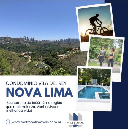 Terreno em Condomínio à Venda, 1.000 m² em Nova Lima