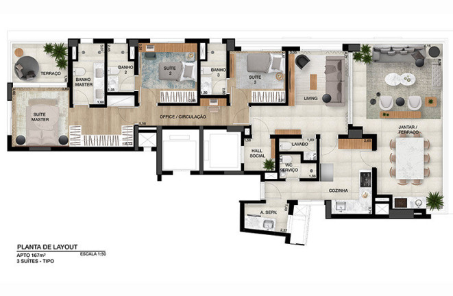 Imagem Apartamento com 4 Quartos à Venda, 195 m² em Mooca - São Paulo