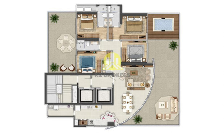 Imagem Apartamento com 4 Quartos à Venda, 197 m² em Centro - Balneário Camboriú