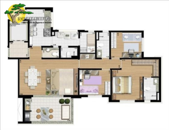 Imagem Apartamento com 3 Quartos à Venda, 110 m² em Imirim - São Paulo