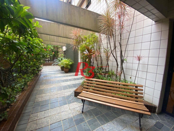 Imagem Apartamento com 3 Quartos para Alugar, 159 m² em Gonzaga - Santos