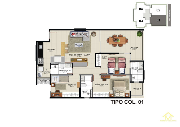 Imagem Apartamento com 3 Quartos à Venda, 89 m² em Praia De Itaparica - Vila Velha Imagem Apartamento com 3 Quartos à Venda, 89 m² em Praia De Itaparica - Vila Velha