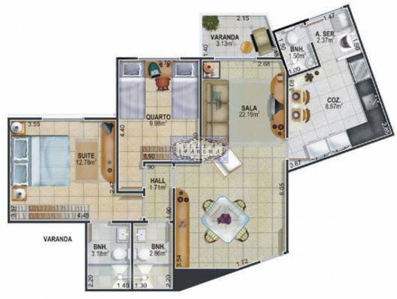 Imagem Apartamento com 2 Quartos à Venda, 85 m² em Ingá - Niterói