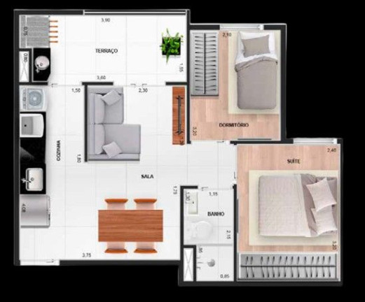 Imagem Apartamento com 2 Quartos à Venda, 46 m² em Vila Ema - São Paulo Imagem Apartamento com 2 Quartos à Venda, 46 m² em Vila Ema - São Paulo
