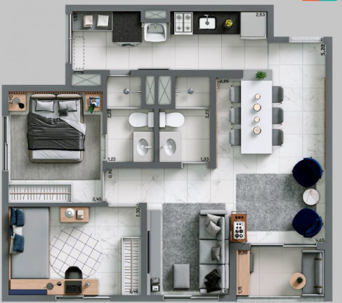 Imagem Apartamento com 2 Quartos à Venda, 46 m² em Jardim Marajoara - São Paulo Imagem Apartamento com 2 Quartos à Venda, 46 m² em Jardim Marajoara - São Paulo