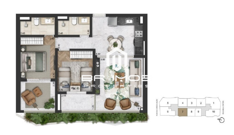 Imagem Imóvel com 2 Quartos à Venda, 83 m² em Consolação - São Paulo