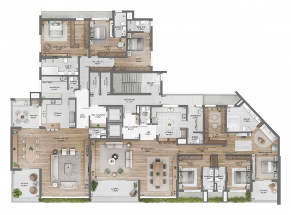Imagem Apartamento com 3 Quartos à Venda, 234 m² em Exposição - Caxias Do Sul