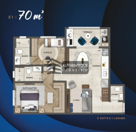 Imagem Apartamento com 3 Quartos à Venda, 70 m² em Butantã - São Paulo