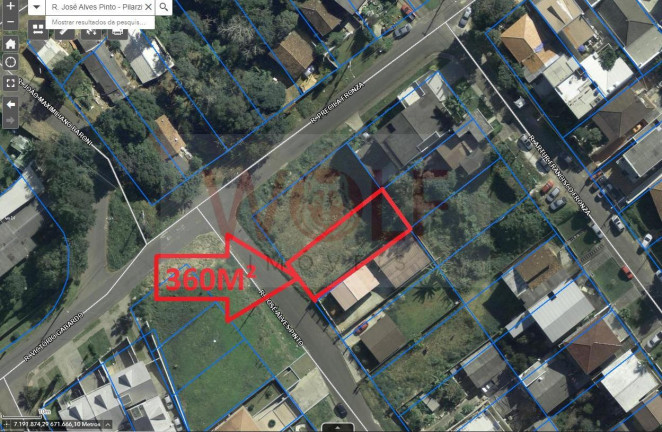 Imagem Terreno à Venda, 360 m² em Pilarzinho - Curitiba Imagem Terreno à Venda, 360 m² em Pilarzinho - Curitiba