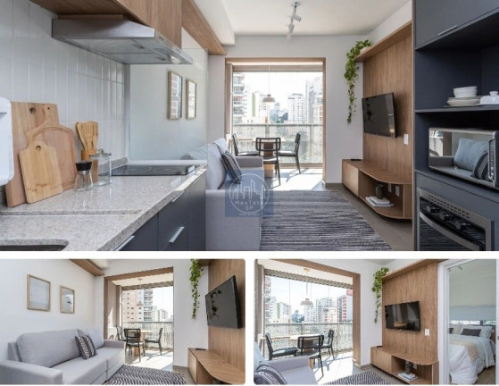 Imóvel com 1 Quarto para Alugar, 38 m² em Pinheiros - São Paulo