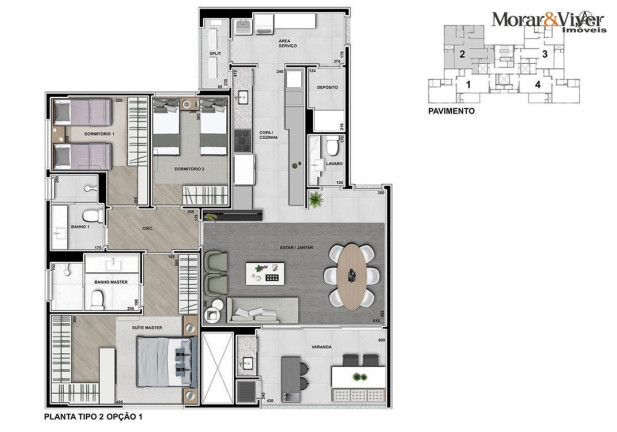 Imagem Apartamento com 3 Quartos à Venda, 131 m² em Cabral - Curitiba