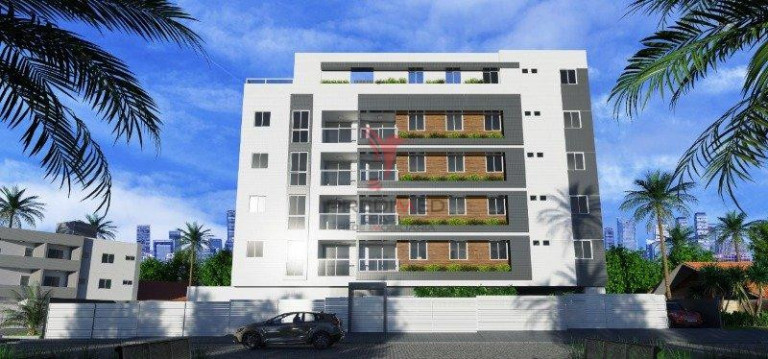 Apartamento com 2 Quartos à Venda, 61 m² em Altiplano Cabo Branco - João Pessoa
