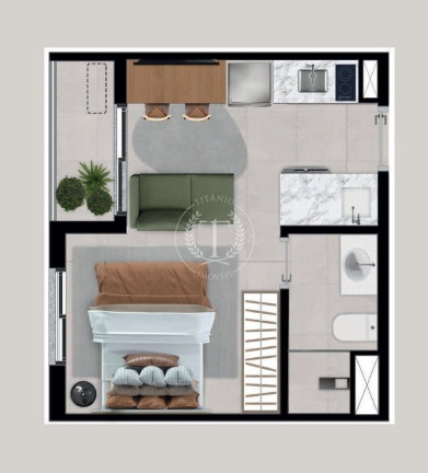Imagem Apartamento com 1 Quarto à Venda, 24 m² em Pinheiros - São Paulo