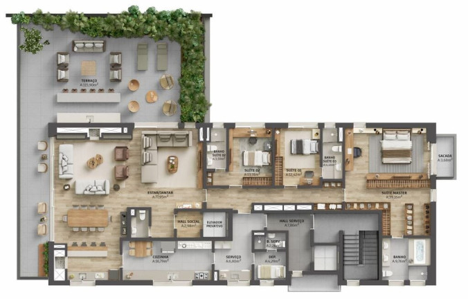 Imagem Apartamento com 3 Quartos à Venda, 387 m² em Petrópolis - Porto Alegre