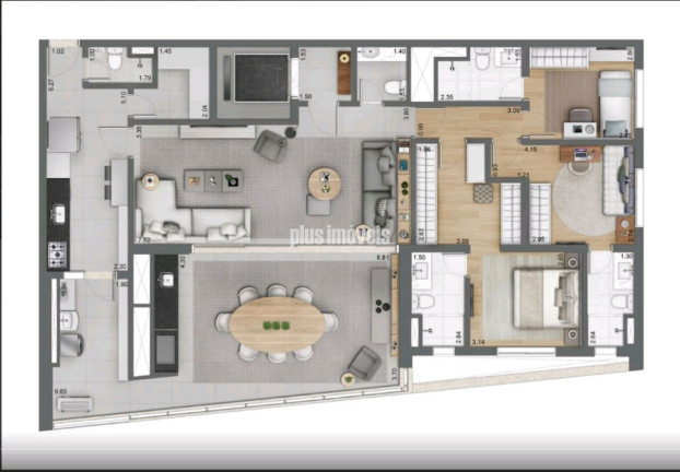 Imagem Apartamento com 4 Quartos à Venda, 158 m² em Brooklin Novo - São Paulo Imagem Apartamento com 4 Quartos à Venda, 158 m² em Brooklin Novo - São Paulo