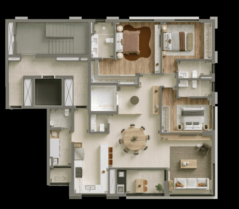 Imagem Apartamento com 3 Quartos à Venda, 235 m² em água Verde - Curitiba