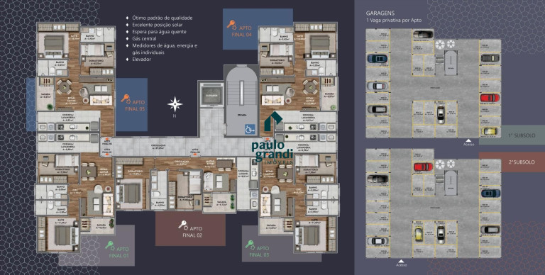 Imagem Apartamento com 2 Quartos à Venda, 62 m² em Sanvitto - Caxias Do Sul