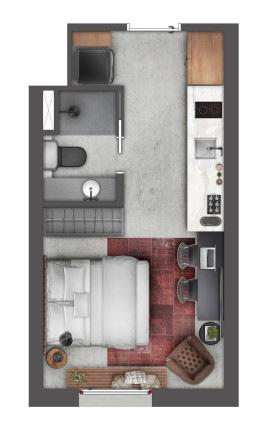 Imagem Apartamento com 1 Quarto à Venda, 33 m² em Floresta - Porto Alegre Imagem Apartamento com 1 Quarto à Venda, 33 m² em Floresta - Porto Alegre