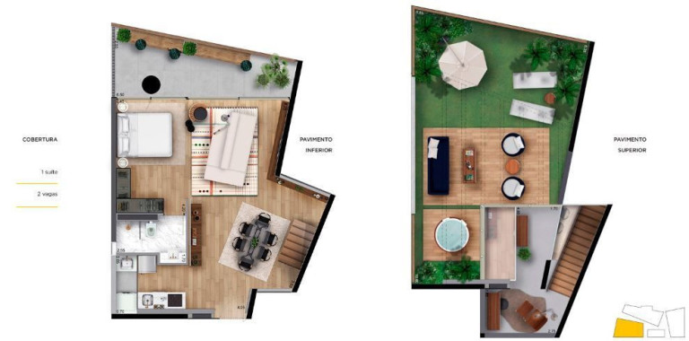 Imagem Apartamento com 1 Quarto à Venda, 69 m² em Vila Olímpia - São Paulo Imagem Apartamento com 1 Quarto à Venda, 69 m² em Vila Olímpia - São Paulo
