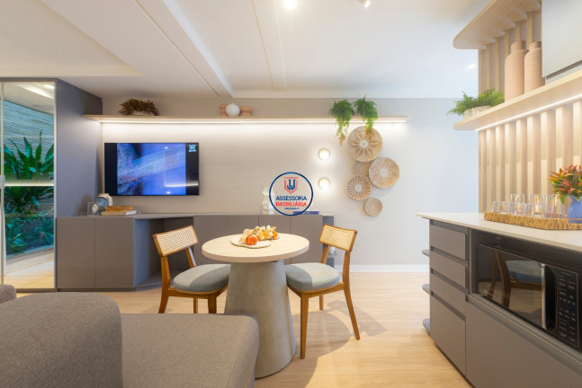 Apartamento com 2 Quartos para Alugar ou Temporada, 40 m² em Ponta Negra - Natal