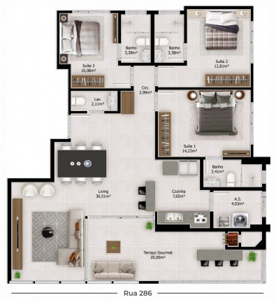 Imagem Apartamento com 3 Quartos à Venda, 14.000 m² em Itapema - Itapema