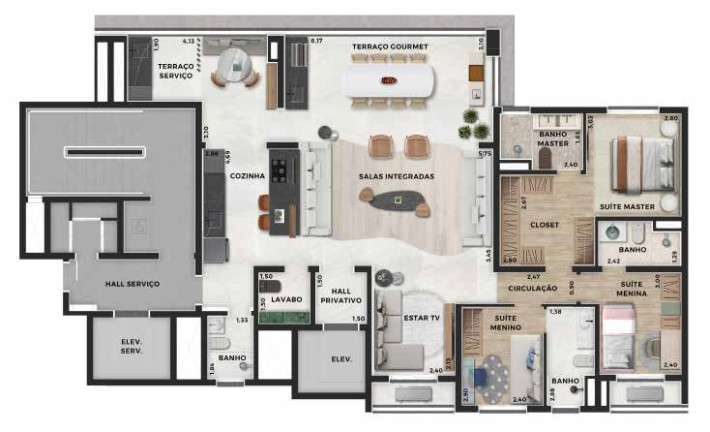 Imagem Apartamento com 4 Quartos à Venda, 147 m² em Santana - São Paulo