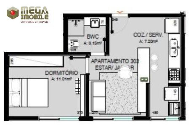 Imagem Apartamento com 1 Quarto à Venda, 39 m² em João Paulo - Florianópolis Imagem Apartamento com 1 Quarto à Venda, 39 m² em João Paulo - Florianópolis