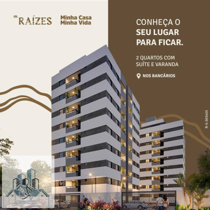 Apartamento com 2 Quartos à Venda, 53 m² em Jardim Cidade Universitária - João Pessoa