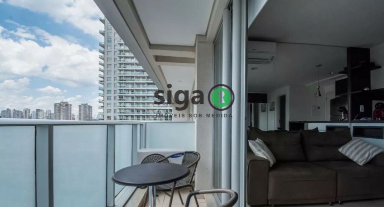 Apartamento com 1 Quarto para Alugar, 33 m² em Chácara Santo Antônio (zona Sul) - São Paulo