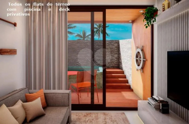 Apartamento com 1 Quarto à Venda, 28 m² em Porto De Galinhas - Ipojuca