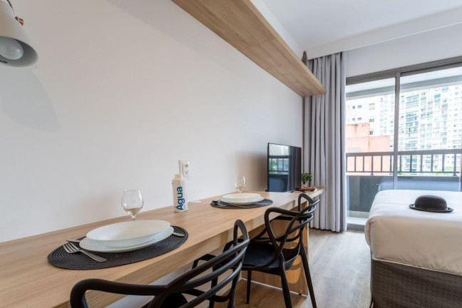 Imagem Apartamento com 1 Quarto para Alugar, 28 m² em Consolação - São Paulo
