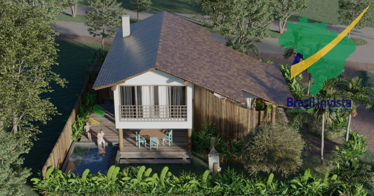 Imagem Casa com 2 Quartos à Venda, 50 m² em Trancoso - Porto Seguro Imagem Casa com 2 Quartos à Venda, 50 m² em Trancoso - Porto Seguro