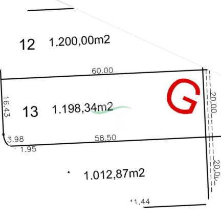 Terreno em Condomínio à Venda, 1.200 m² em Centro - Cabreúva
