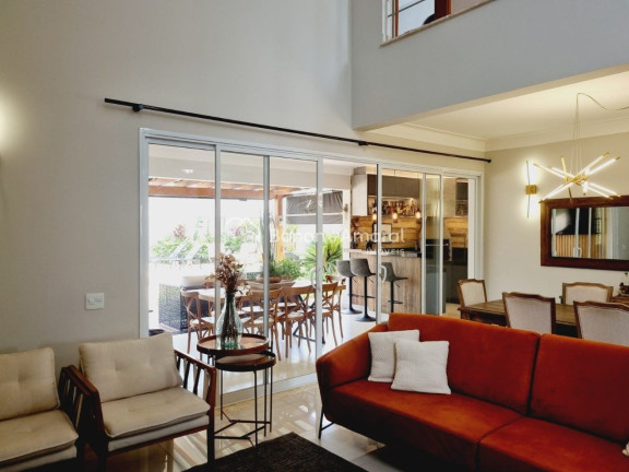 Imagem Casa de Condomínio com 4 Quartos para Alugar, 450 m² em Residencial Villa Lobos - Paulínia