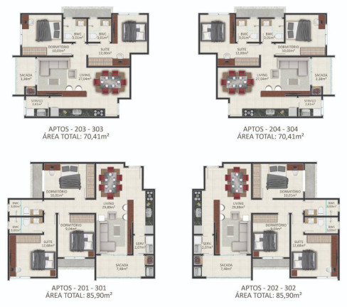 Imagem Apartamento com 2 Quartos à Venda, 70 m² em Morrinhos - Bombinhas Imagem Apartamento com 2 Quartos à Venda, 70 m² em Morrinhos - Bombinhas