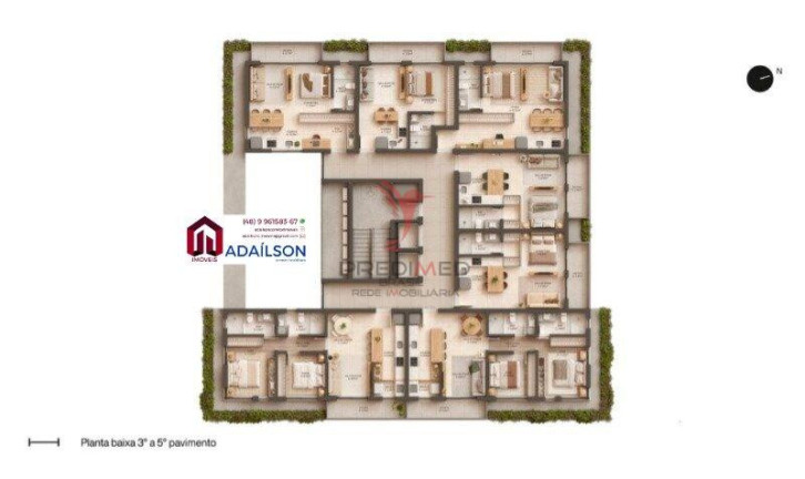 Imagem Apartamento com 2 Quartos à Venda, 71 m² em Jurerê - Florianópolis