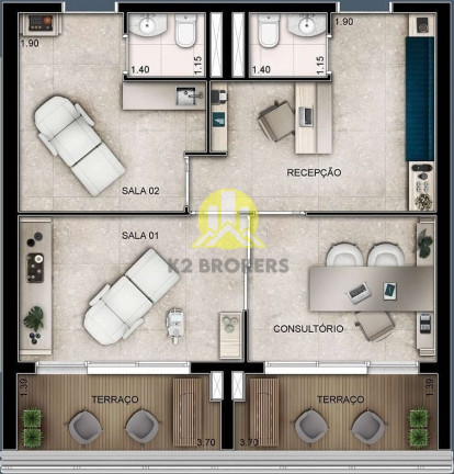 Loja à Venda, 30 m² em Higienópolis - São Paulo